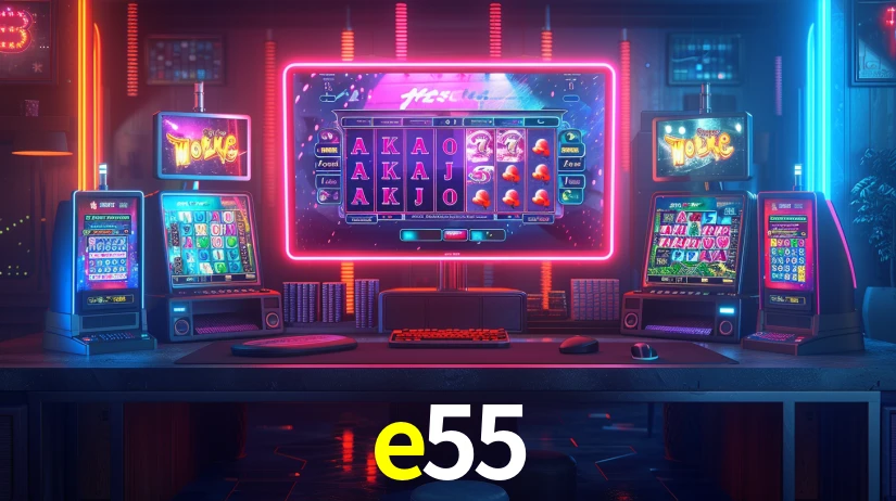 e55: Jogos de Caça-Níqueis-Altas Recompensas, Roleta-Velocidade, Blackjack-Desafios Máximos